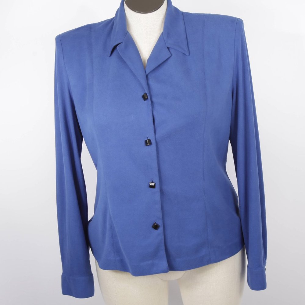 Vintage Positive Attitude Blue Blazer size 16